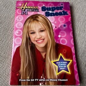 Disney Hannah Montana Super Sneak Book - Pink and Red